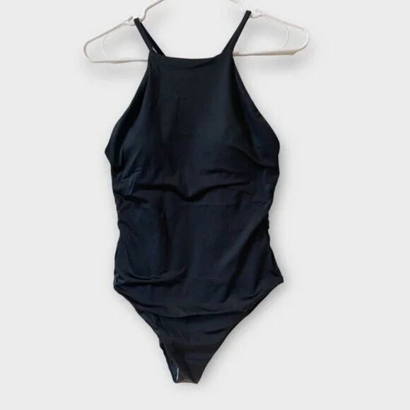 NWT Andie Swim The Asbury One Piece Black Swim Suit Size S - Picture 2 of 6